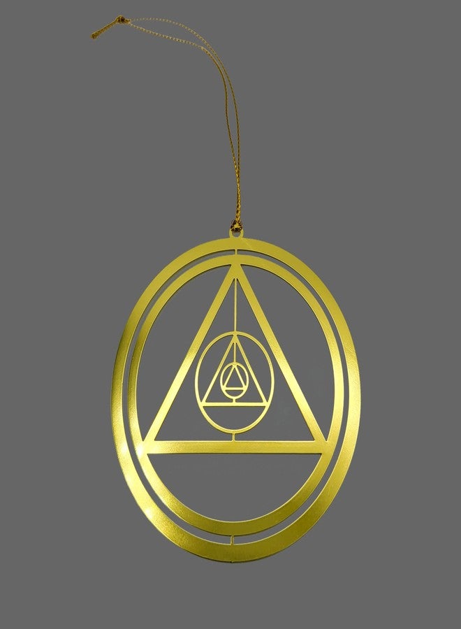 The Token Shop AA Circle Triangle 3D Sobriety Christmas Ornament | Alcoholics Anonymous Recovery Gift - Image 5